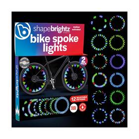 34650 Brightz Shapebrightz Led Bike Spoke Light - Automatically Morphs Through 13 P