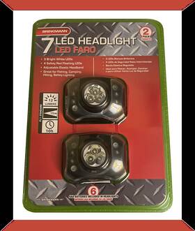 Brinkmann 039953529627 New 7 Led Headlight 2 Pack