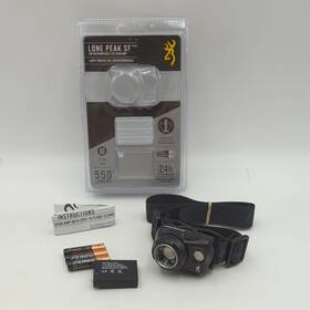 3713055 Browning Lone Peak Sf Usb Rechargeable Led - 550 Lumens Dual-fuel