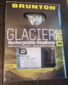 Brunton 080078913082 Glacier 320 Rechargeable Headlamp