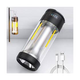 Ay-66 Btzomr Multifunctional Camping Lamp With Flashlight Night Light 360 Te... Fast