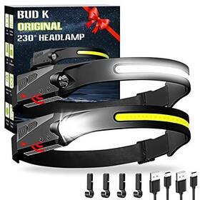 Bud K 747976809397 Rechargeable Headlamp 2pack 230 Wide Beam - Scratch And Dent
