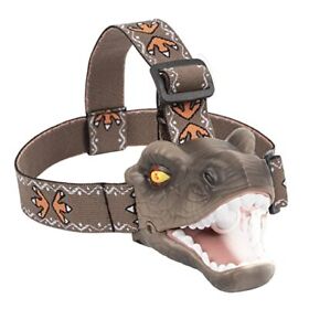 Budawafa Kids Led Headlamp Flashlight Dinosaur Head Torch For 4