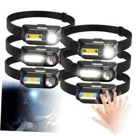 Liu6 Budk-factory Pack Headlamp Rechargeable 3000 Lumen Headlamps For Adults 90 Angles 6