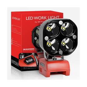 Ml16p Bukattadv Milwaukee M18 18v Battery Portable Led Work Light 1800lm Flashlight... Fast Ship