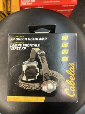 Apx550-cab Cabelas Xp Green Alaskan Guide Headlamp ... Free S&h