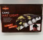 Camo-hat-light Outdoors Camo Hat Light Bright Led Lights Headgear Adjustable Mounting