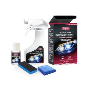 Knd-004-ddqjq Candivine Car Headlight Restoration Kit- 2-in-1 Cleaner And Coating Agent Quic