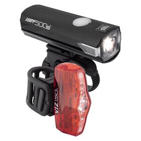 Cateye 725012037836 Ampp And Viz Usb Rechargeable Bike Light Combo Kit Ipx4 Waterproof
