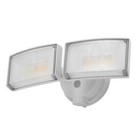 Ce-2202-b-w Celavy 30w 3000 Lumen Led Dual-head Flood Light Outdoor Metal Exterior Securi
