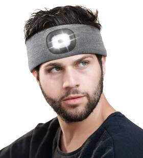 Gy-01 Censgo Headband With The Light Cool Gadgets Gifts For Sports Lighted Sweatb