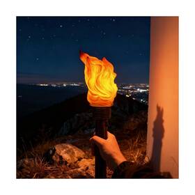 Sc101 Ceoiutrye Ceiutrye Handheld Torch Light Flame Lamp Bonfire Party Realistic Fla