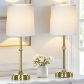 Td-cy-404 Cinyirong 16 Inch Portable Cordless Table Lamp Set Of 2 Built-in Rechargeable Battery Ligh