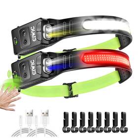 Ciwic 766484820533 Led Rechargeable Headlamp 1200 Lumens Cob 230 Wide Beam Reflective Adjustme