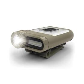 Clp-330tn Claymore Capon 65a Tan - Led Rechargeable Clip-on Cap Headlamp Lightweigh