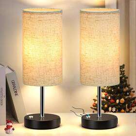 Cn-tl107b-be Cnxin Cordless Lamps Rechargeable 2 Pack 14.3in Buffet Table For Li