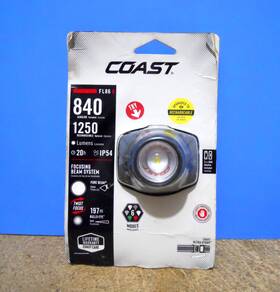 Ip54 Coast 015286308276 Fl86 840 Lumen Triple Color Led Headlamp With Twist Focus