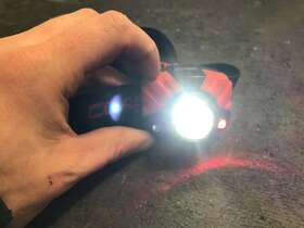 21328 Coast Fl85 615 Lm Black Led Head Lamp Pivoting Powered By Inch 3 Aaa Batteries