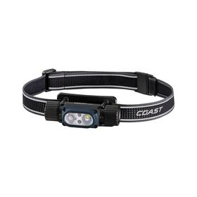 30832 Coast Waterproof Rechargeable Headlamp Ip68 Dual Color Led 1000 Lumen With Lifetime