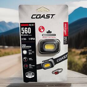 30898 Coast Rl10 560 Lumen Dual Color Led Headlamp Flood And Spot Beams New Free S/h