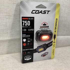 Rl12r Coast 31046 Rechargeable Headlamp 3.1 Oz Variable Light Control Technology New