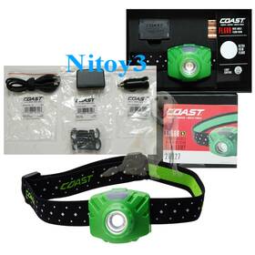 Strap-450 Coast 815608024 Fl60r Rechargeable Wide Angle Headlamp-reflective Head Lumens