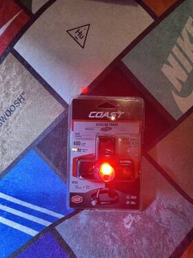 Hl45 Coast Headlamp 400 Lumen 13 Hour Dual Color Optics System
