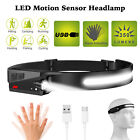 Hg8010150 Cob Led Headlamp Usb Rechargeable Headlight Torch Work Light Bar Head Band Lamp