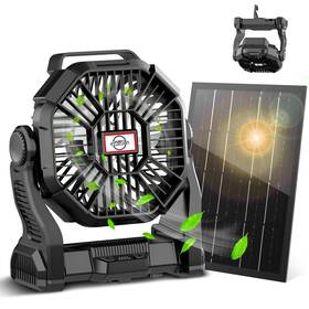 X23-pro Conbola Solar Fans For Outside Camping Fan Portable Rechargeable 9-inch