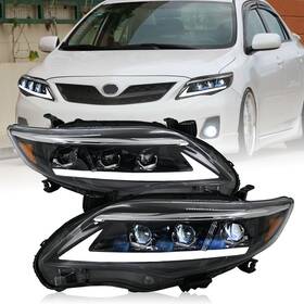 Cmp-ll-a103 Coolcmp Headlights For Toyota Corolla 2011 2012 2013 Headlamp Compatible With