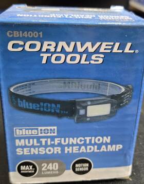 Cbi4001 Cornwell Blueion Multi-function Motion Sensor Headlamp Free Shipping