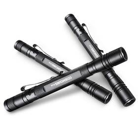 Fl16x3 Cosmoing 3 Pack Led Pen Flashlight Adjustable Focus Waterproof 150 Lumen Battery P