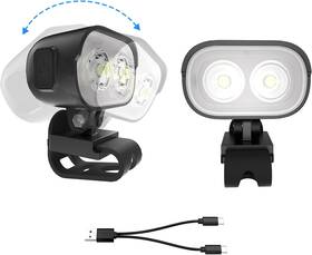 Cosoos 445033147187 The Original 2 Rechargeable Headlights For Shoe Charms Flas