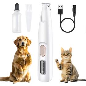 Coya20250101 Coueyoa Upgraded Paw Trimmer For Dogs Electric Pet With Led Li... Fast Ship