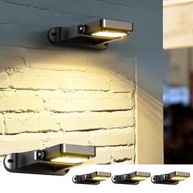 Mom-050 Coxseni 200lm Solar Wall Lights Outdoor 6 Colors 2200mah Long Lasting Powered