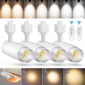 Ct-tlh12-04w Cozitech 2025 Upgraded 10-color Zoomable 12w Led Track Lighting Head Dimma