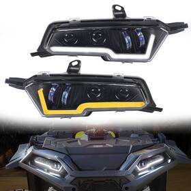 Cax3914 Cpowace Led Headlights Assembly Compatible With 2017-2025 Polaris Sportsman X