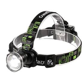 Crazyfire 979972034518 Led Headlamp Super Bright Headlight Flashlight 3 Modes Zoomable He