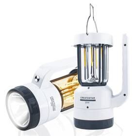 Cl-g001 Createstar Rechargeable Battery Camping Lantern Super Bright Flashlights Emergency Han
