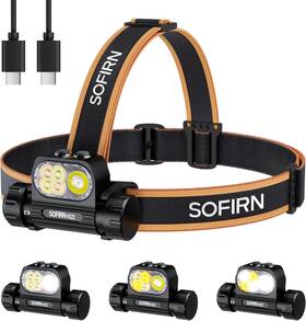 Hs22 Csteboke 445051621607 Sofirn Rechargeable Headlamp 2500 Lumen 2700k-6500k Color Temperature Cont
