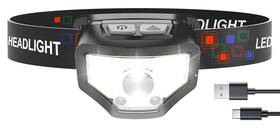 Curtsod 742491565315 Inch Headlamp Rechargeable 1200 Lumen Super Bright With White Red Led Head Lamp F