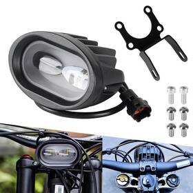 Cylemoto Jx-00223 Led Light Headlight Surron Dirt Bike Headlamp With Mount Bracket For L