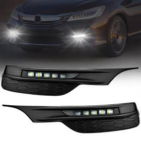 Daikokuya Hd939l Led Fog Light For Honda Accord Sedan 2016 2017 Front Bumper Lamps With Harness