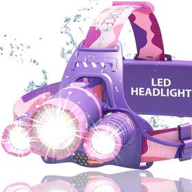 Dan 313085818843 Headlamp Ultra Bright Rechargeable Led Luminus 1080 Lumens Zoomable He