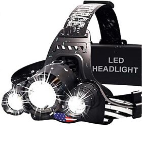 1080 Dan Force Headlamp. Usb Rechargeable Led Head Lamp. Ultra Bright Cree