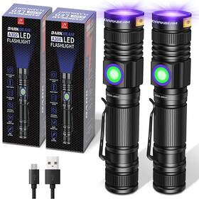 A300-365-02 Darkbeam Uv 365nm Flashlight Blacklight Rechargeable Usb Wood S Lamp Handh