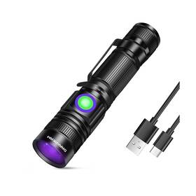A300-395 Darkbeam Uv Black Light Flashlight 395nm - Rechargeable Usb Woods L... Fast Ship