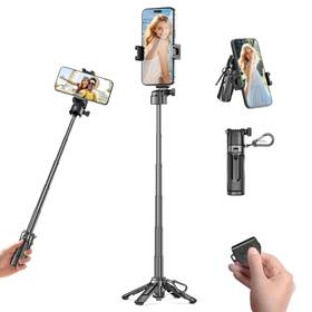 P25t Darkmount 4 In 1 Selfie Stick Tripod Detachable Wireless Remote With Focal Length Adjus