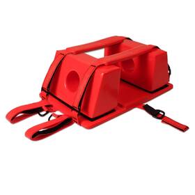 787223 Dealmed Deluxe Emergency Head Immobilizer With Straps Universal Orange