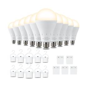 Debaobulb 798610464687 10 Pack Rechargeable Emergency Light Bulbs Battery Powered Led Bulb 30